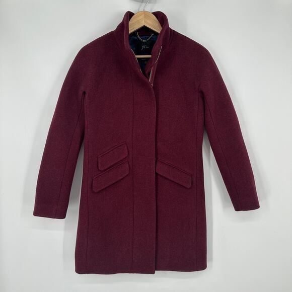 J. Crew Nello Gori Cocoon Coat in Italian Stadium Cloth Wool Blend Jacket - Picture 5 of 14